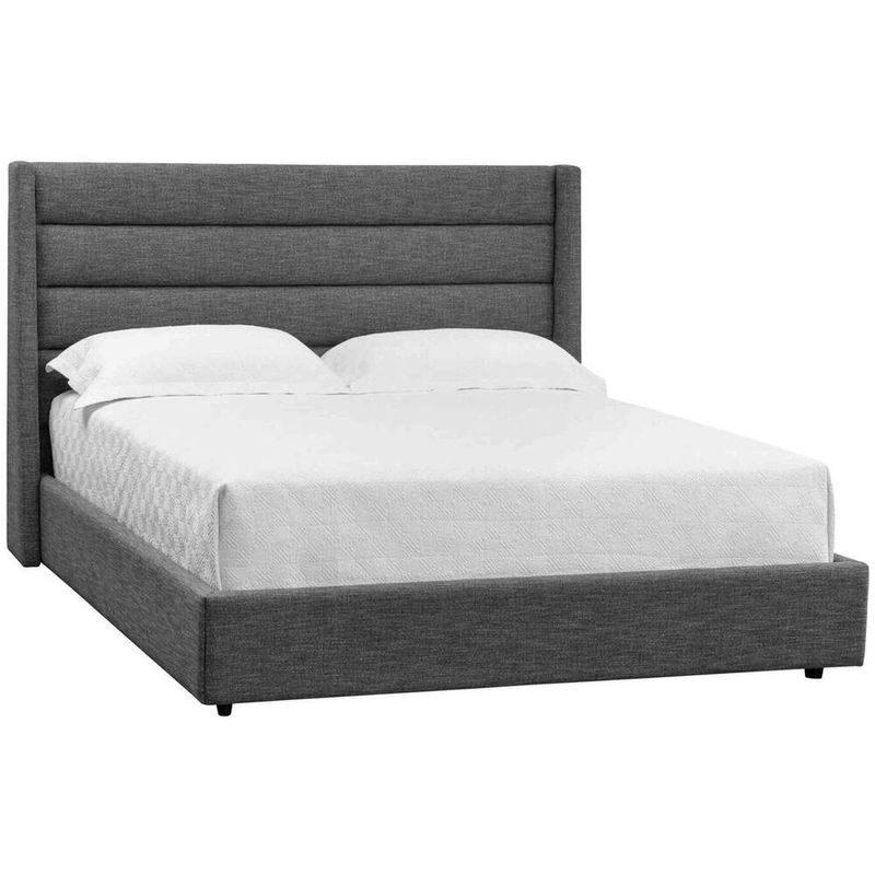 Cama Frames king color plomo